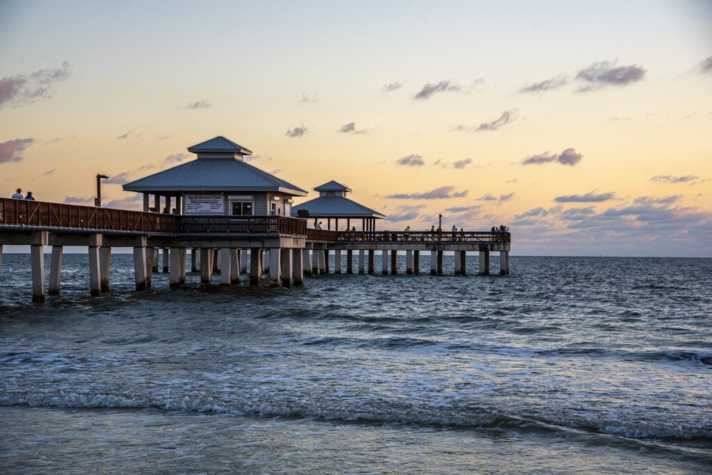 beach fishing pier beach fishing pier